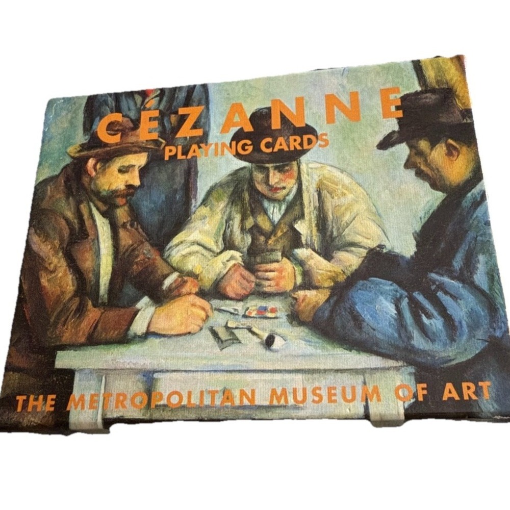 Cezanne The Card Players Double Deck Playing Cards Metropolitan Art Museum‎ Set